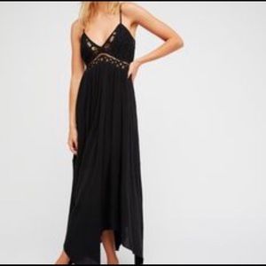 Free People black Elaina  Maxi dress